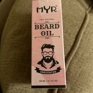 MYR® Natural Beard Oil Fragrance Free 2.1 Fl Oz 100% Natural